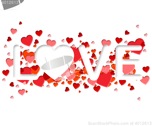Image of Love Word Represents Adoration devotion And Romance