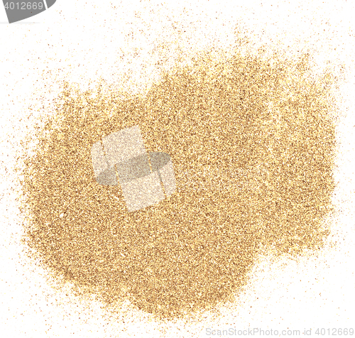 Image of sand on white