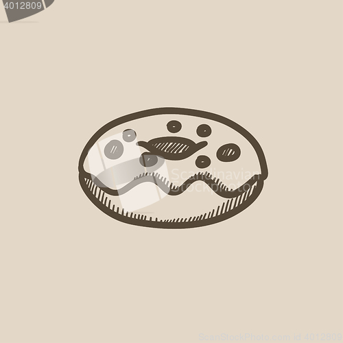Image of Doughnut sketch icon.