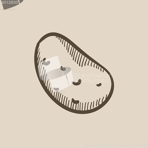 Image of Potato sketch icon.