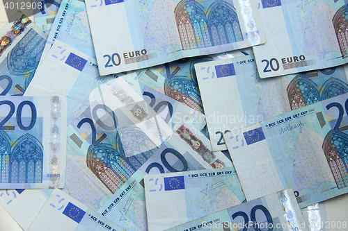 Image of Twenty euro notes