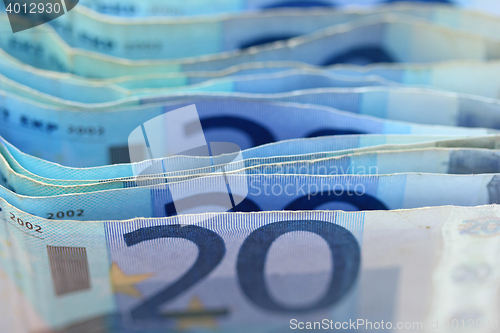 Image of 20 euro banknotes