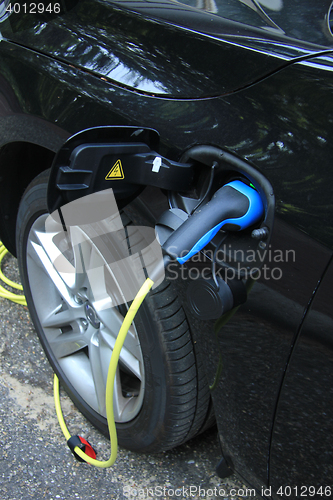 Image of Hybrid car recharge