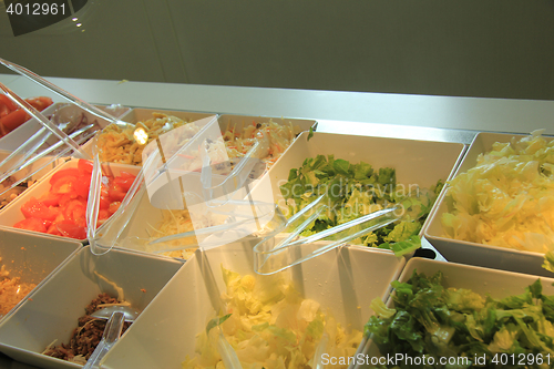 Image of salad buffet