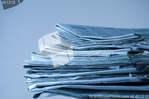 Image of Stack of newspapers