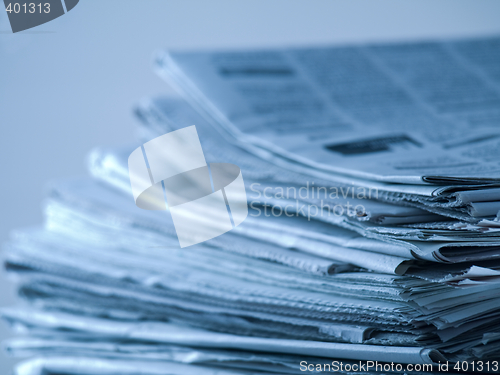 Image of Stack of newspapers