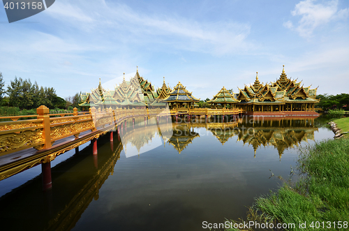 Image of Pavilion of the Enlightened in Ancient city in Bangkok