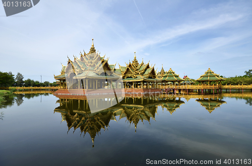 Image of Pavilion of the Enlightened in Ancient city in Bangkok