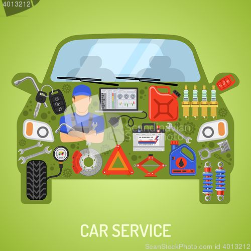 Image of Car Service Concept