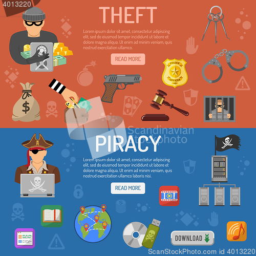 Image of Piracy and Theft Banners