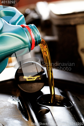 Image of Fresh motor oil