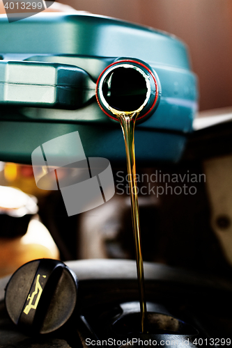 Image of Fresh motor oil