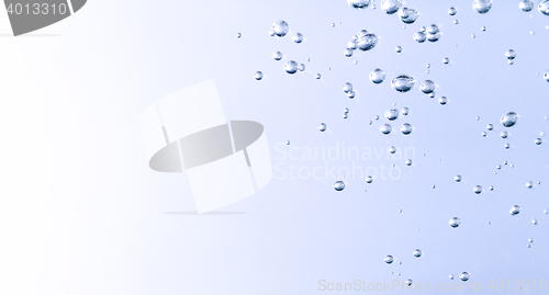 Image of Air bubbles in the water