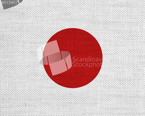 Image of Flag on old linen