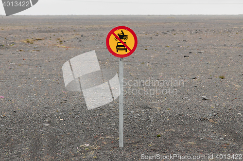 Image of No motor vehicles allowed