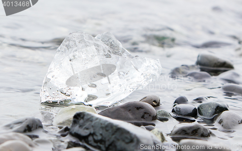 Image of Close-up of melting ice in Jokulsarlon - Iceland