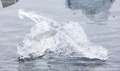 Image of Close-up of melting ice in Jokulsarlon - Iceland