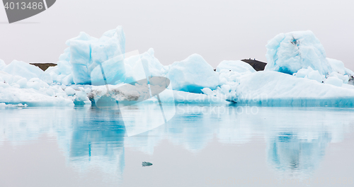 Image of Jokulsarlon is a large glacial lake in southeast Iceland