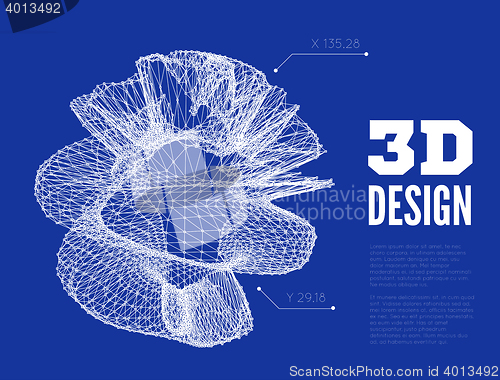 Image of 3D abstract design