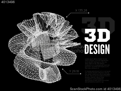 Image of 3D abstract design