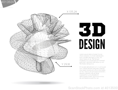 Image of 3D abstract design