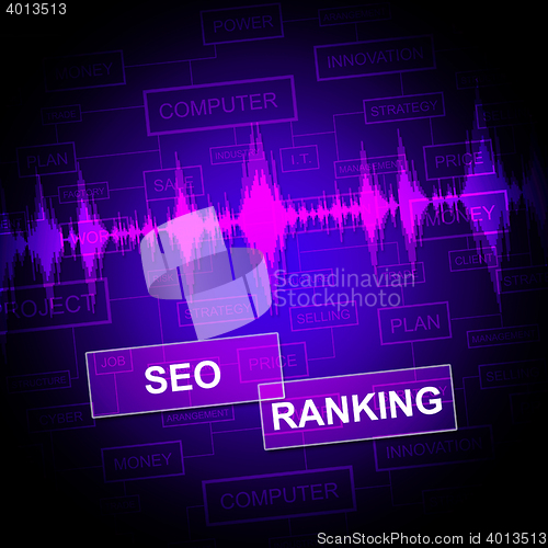 Image of Seo Ranking Shows Search Engine And Optimizing
