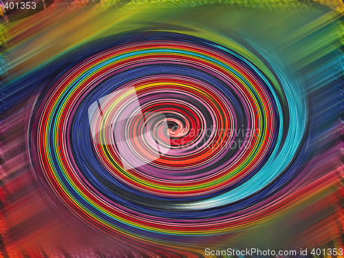 Image of Stunning Rainbow Swirl