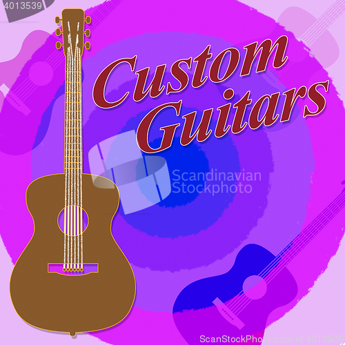 Image of Custom Guitars Shows Bespoke Guitar Made To Order