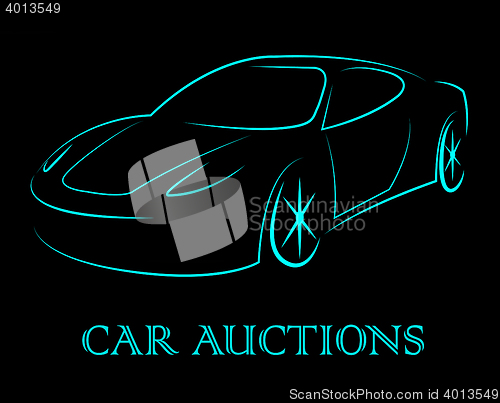 Image of Car Auctions Means Bidding On Motor Vehicles