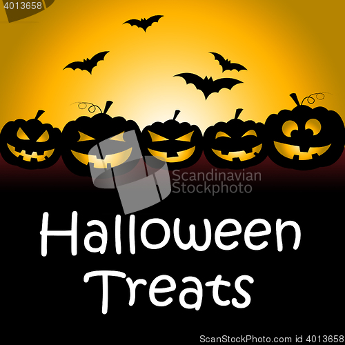 Image of Halloween Treats Shows Spooky Luxuries And Candy