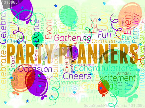 Image of Party Planners Represents Plans Planning And Celebrations