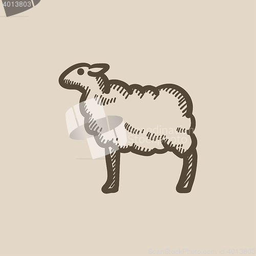 Image of Sheep sketch icon.