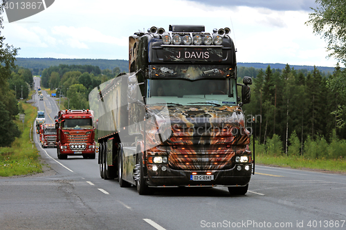 Image of Scania T580 J Davis Resident Evil on the Road