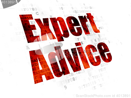 Image of Law concept: Expert Advice on Digital background