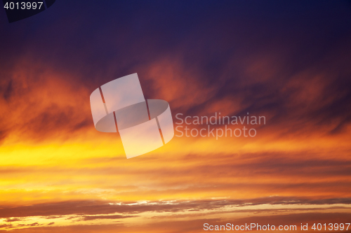 Image of sky during sunrise