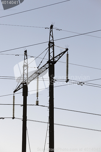 Image of High-voltage power lines