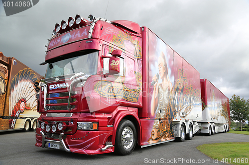 Image of Scania R560 Madonna of Ristimaa on Power Truck Show