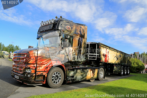 Image of Scania Truck T580 Resident Evil on Display