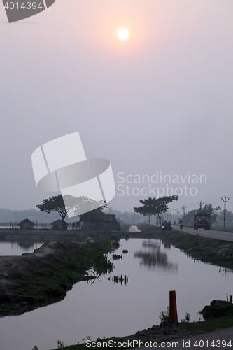 Image of Ganges delta in Sunderbands, West Bengal, India