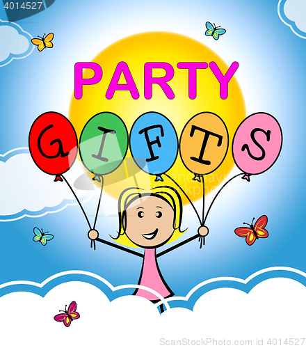 Image of Party Gifts Represent Fun Package And Giftbox