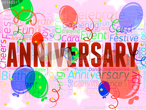 Image of Anniversary Celebration Indicates Celebrating Love And Passion