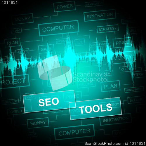 Image of Seo Tools Represents Search Engine Optimization Software