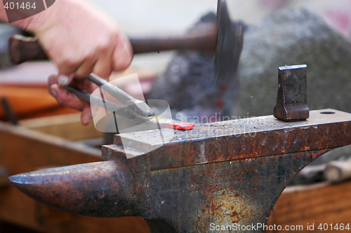 Image of hammer and anvil