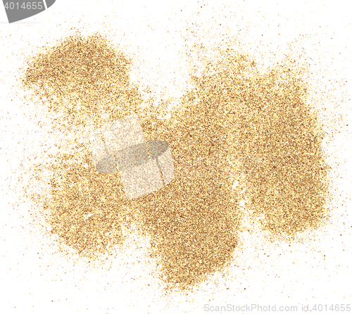 Image of sand on white