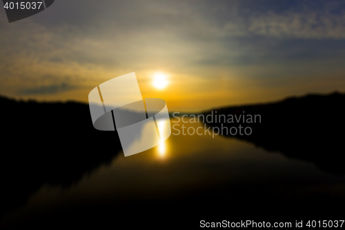 Image of river in autumn season