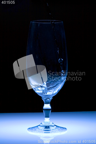 Image of blue glass