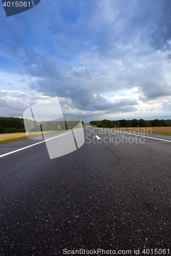 Image of small road, Belarus