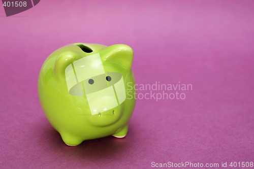 Image of purple piggy bank