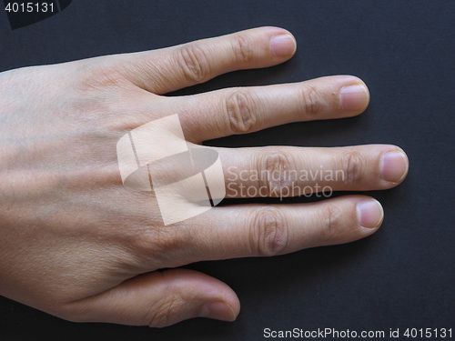 Image of Man left hand