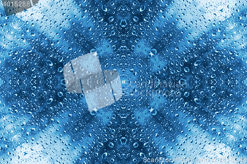 Image of Abstract pattern of water drops
